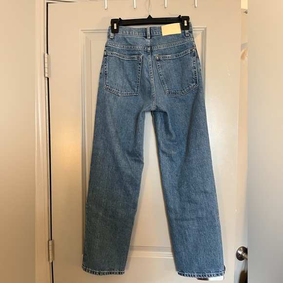 Everlane Way-High Jean in Fulsom Blue - Picture 4 of 5
